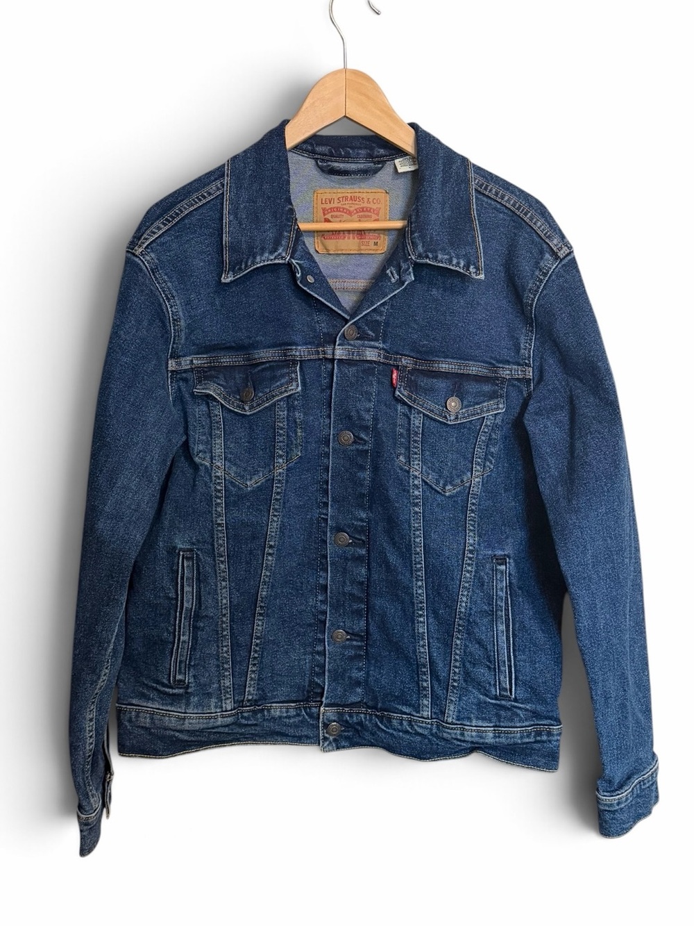 Levi's Blue Denim Trucker Jacket - Classic Fit
